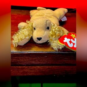NWT Ty Beanie Baby Teenie Beanie Spunky the Cocker Spaniel from McDonald’s